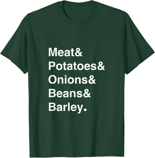 Jewish Kosher Food Apparel Cholent Nutrition Ingredients T-Shirt - T-Shirt | Forest