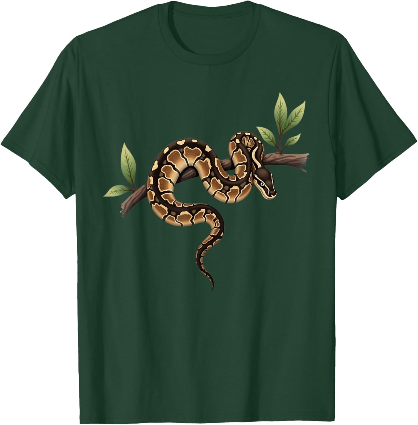 Funny Ball Python Lover Reptile Keeper Pet Owner Snake T-Shirt - T-Shirt | Forest