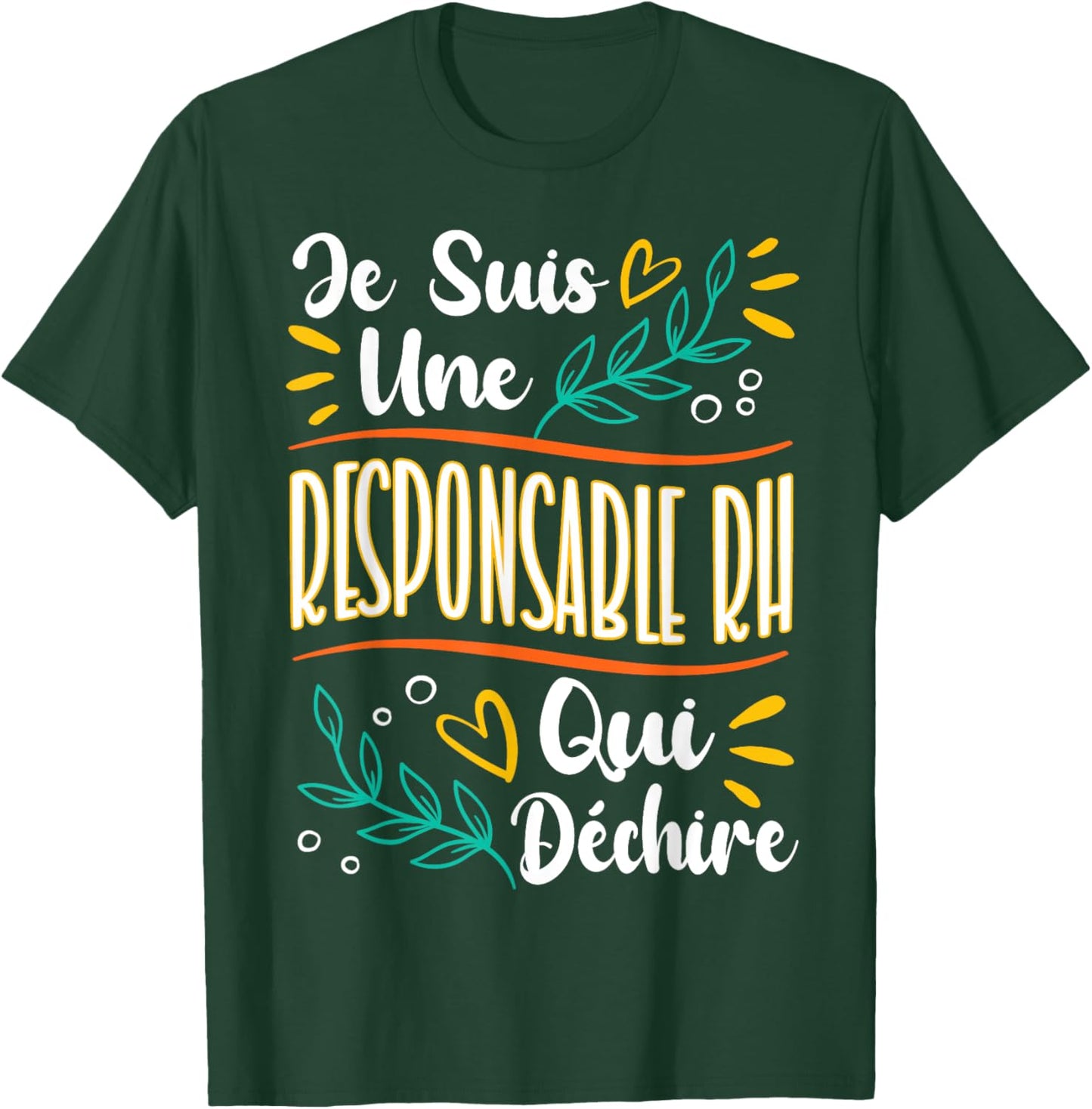 An HR Manager Who Rears Gift Human Resources , Black, S T-Shirt - T-Shirt | Forest