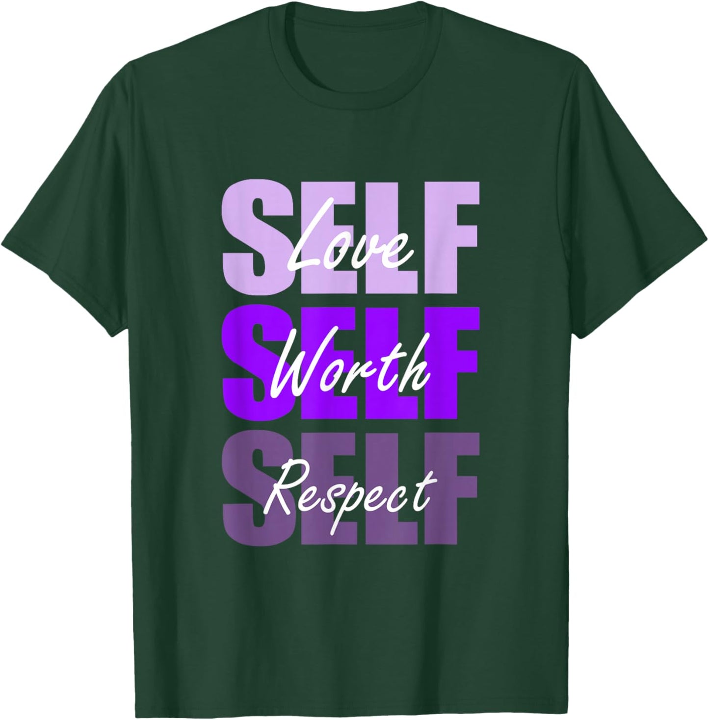 Purple Self-ish X 3 Purple Color Graphic T-Shirt - T-Shirt | Forest