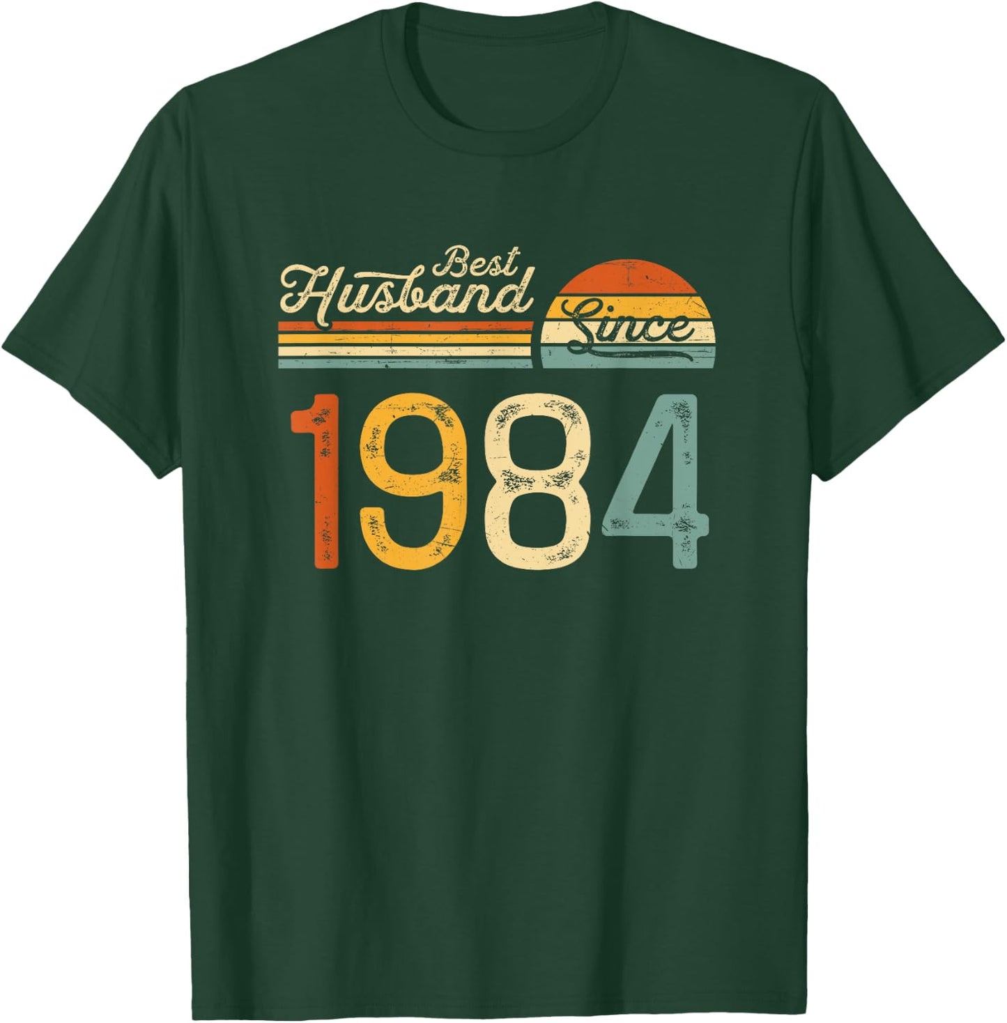 41st wedding anniversary 41 years - Best Husband Since 1984 T-Shirt - T-Shirt | Forest