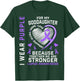I Wear Purple For My Goddaughter Lupus Awareness Month T-Shirt - T-Shirt | Forest