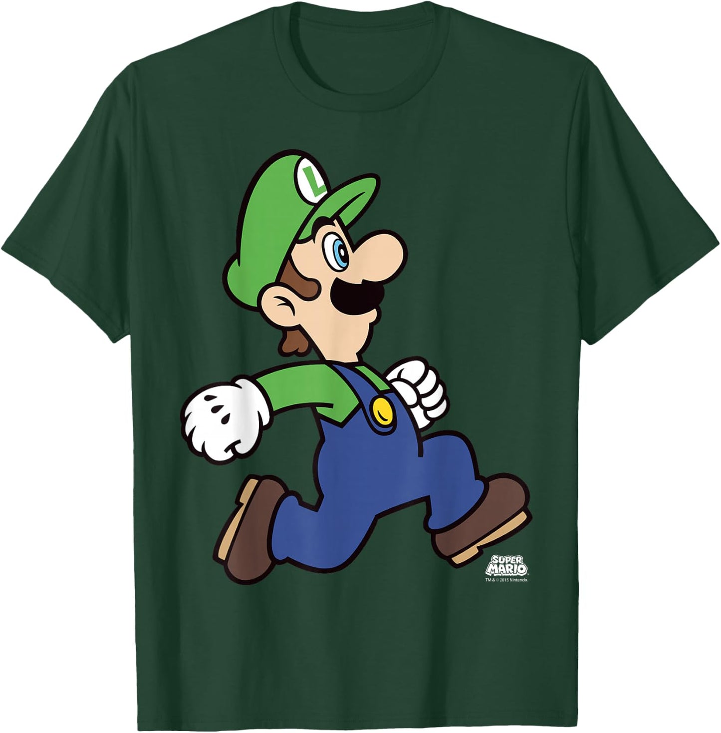 Super Mario Luigi Run Portrait T-Shirt - T-Shirt | Forest