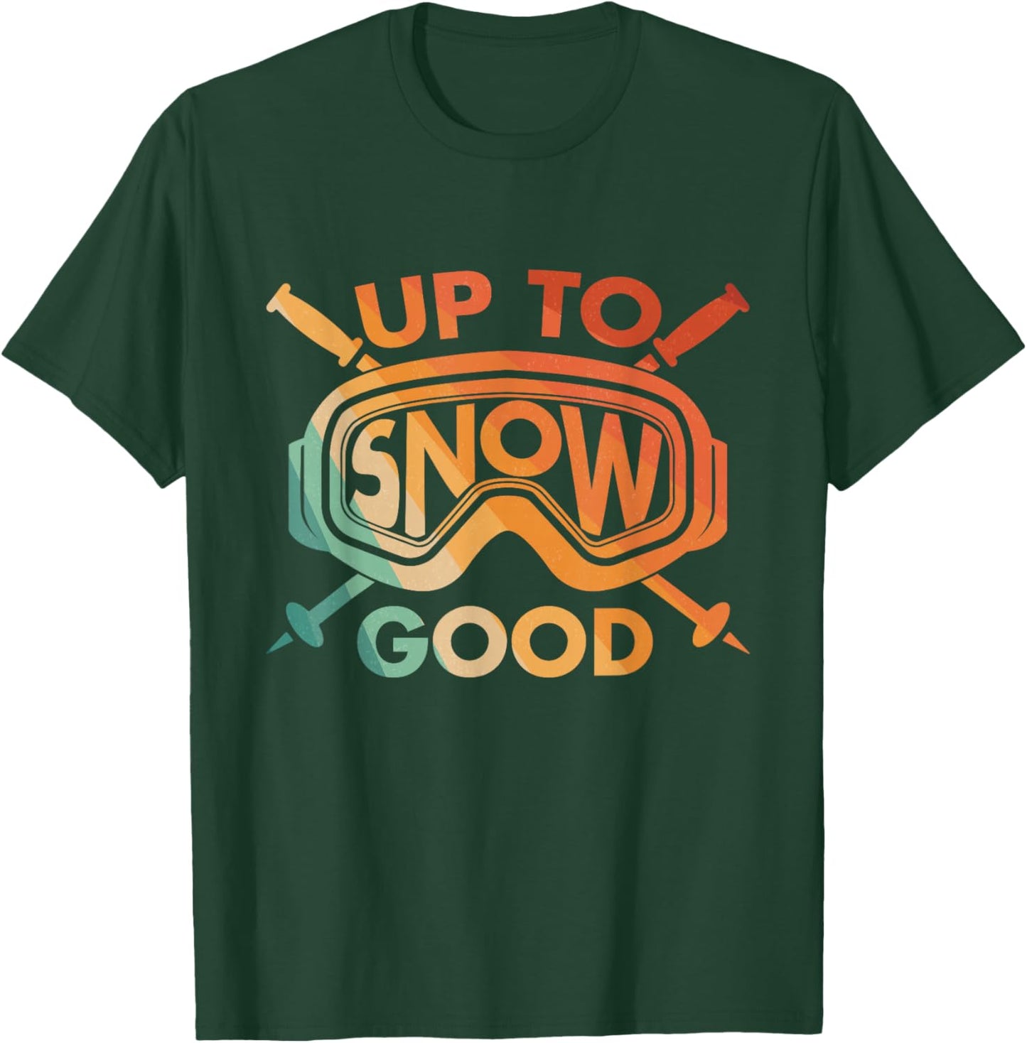 Cool Skiing Design Women Ski Skier Snow Skiing Lover T-Shirt - T-Shirt | Forest