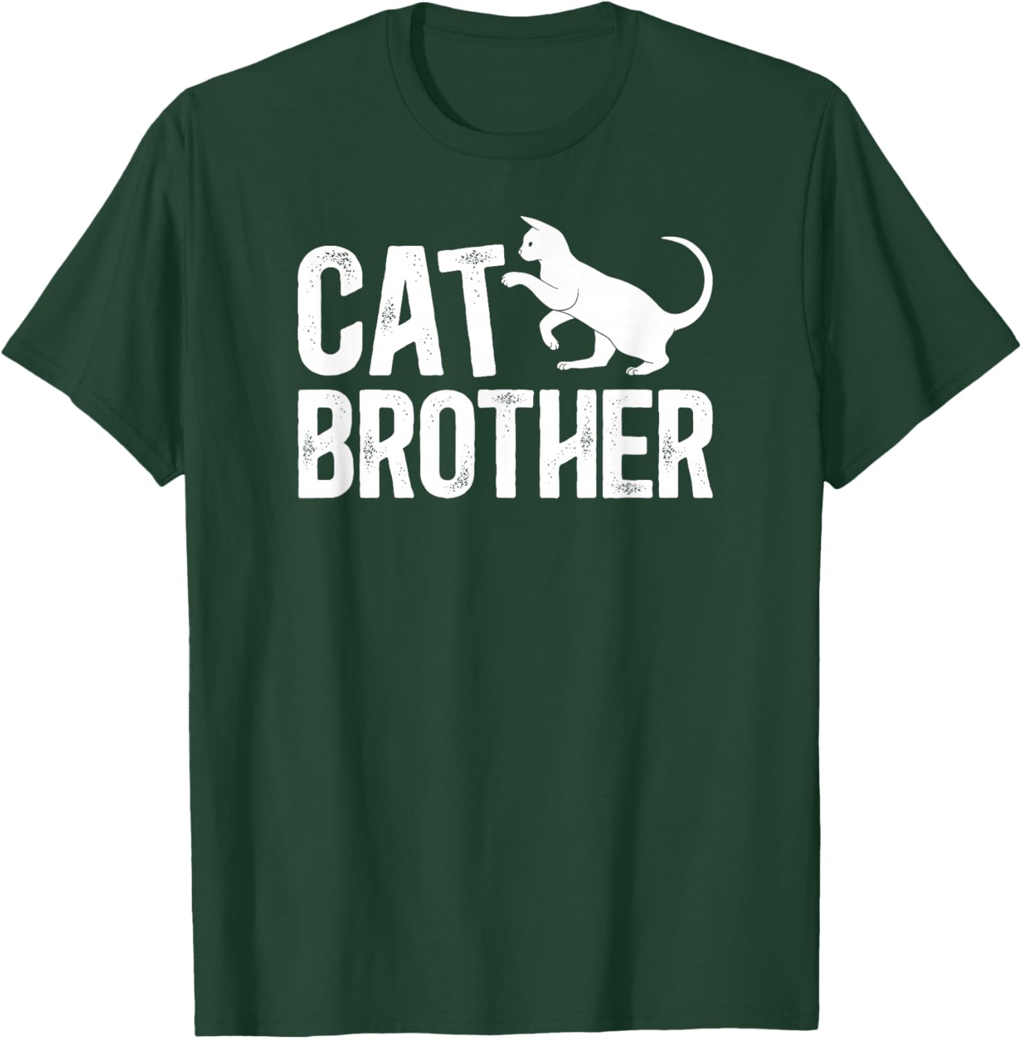Cat Brother Cat Bro Cat Lover Brother T-Shirt - T-Shirt | Forest
