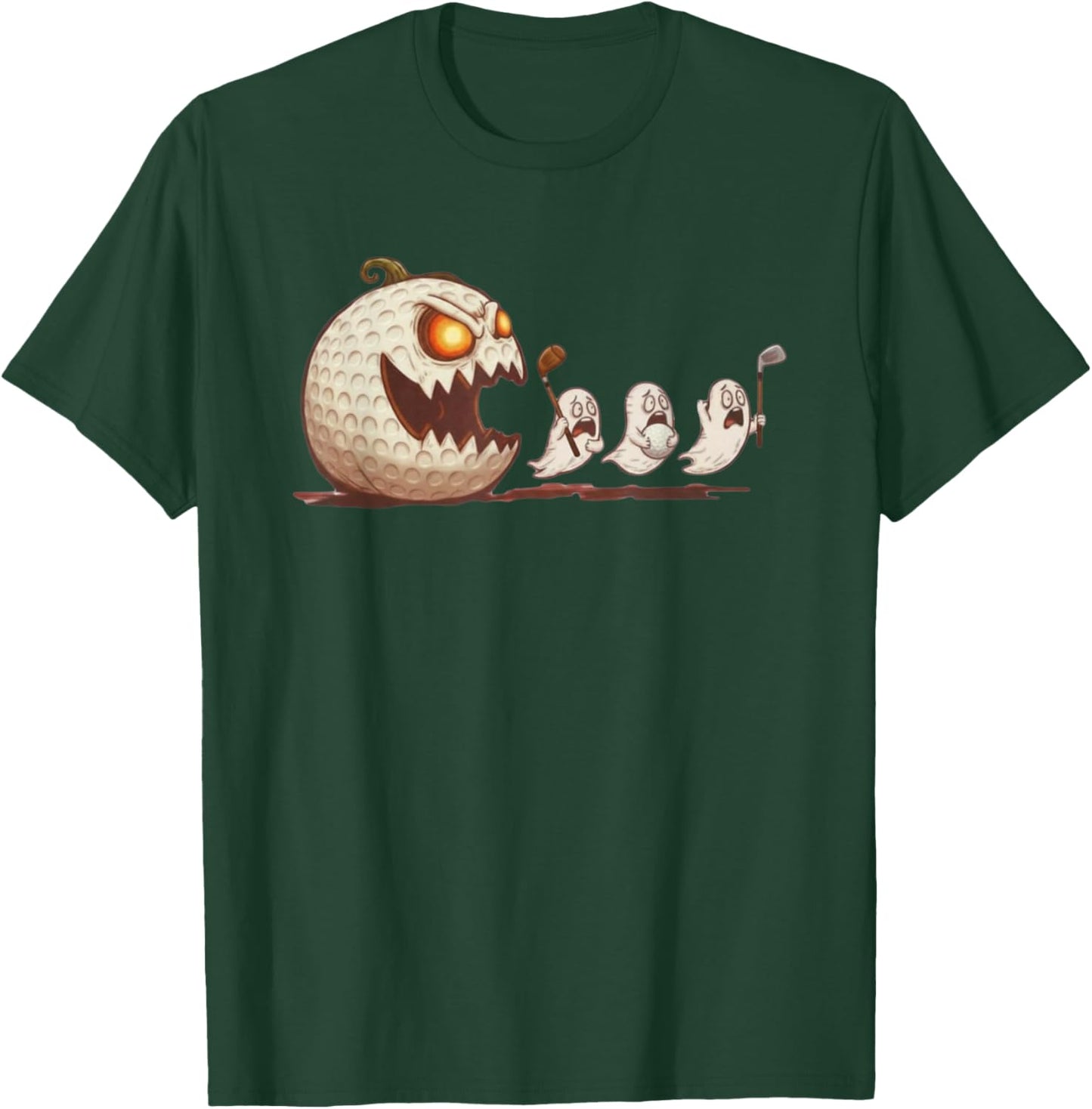 Funny Halloween Golf Golfer T-Shirt - T-Shirt | Forest
