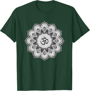 Om Ohm Aum Symbol Spiritual Yoga Yoga T-Shirt - T-Shirt | Forest