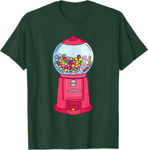 Gumball Machine Sweet Candy Gumball Bubble Gum Machine T-Shirt - T-Shirt | Forest