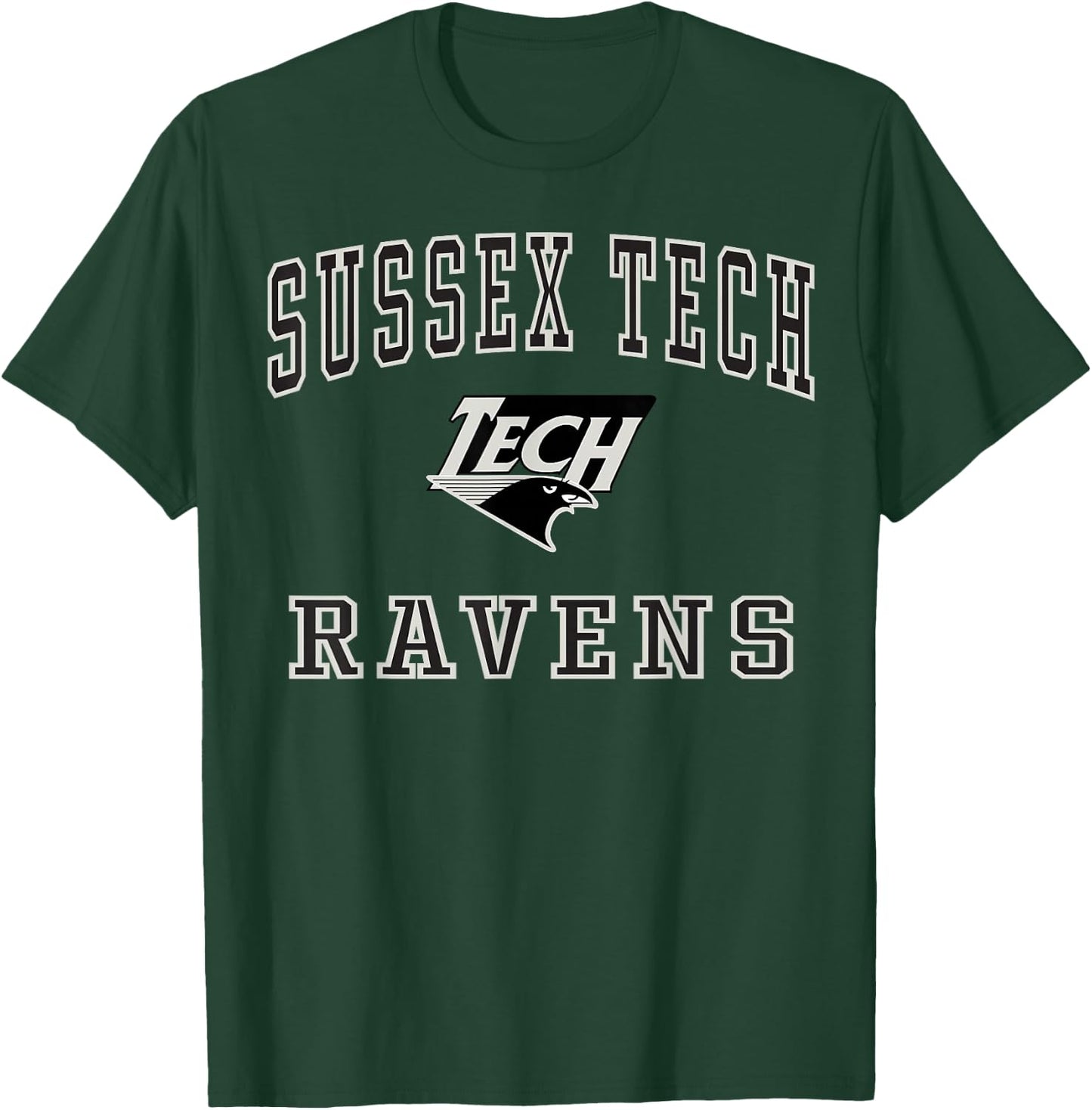 Sussex Tech High School Ravens C1 T-Shirt - T-Shirt | Forest