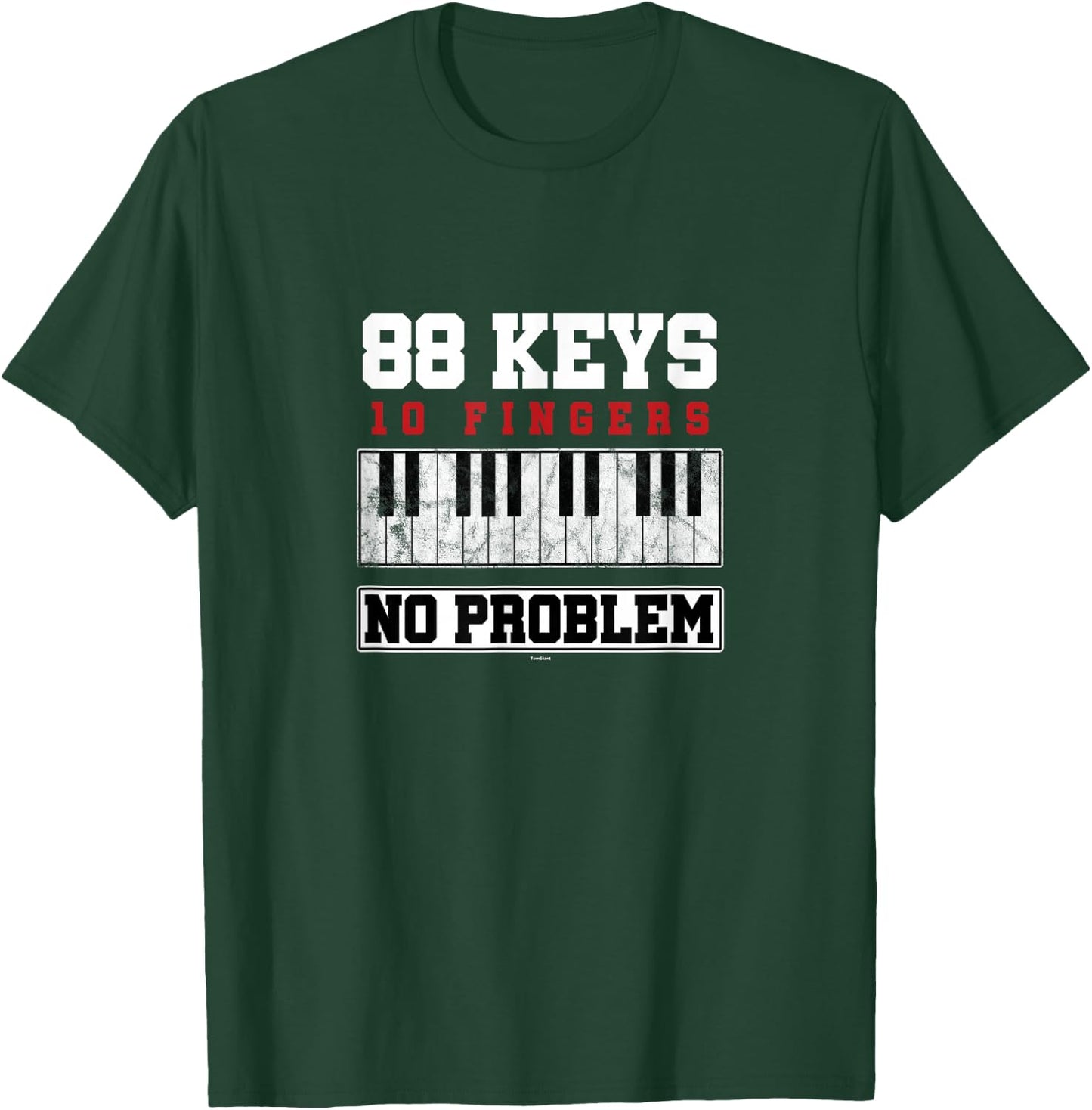 Pianist Piano Keyboard Piano Key Music Piano Gift T-Shirt - T-Shirt | Forest