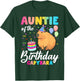 Auntie Of The Birthday Capybara Girl Bday Party Family T-Shirt - T-Shirt | Forest