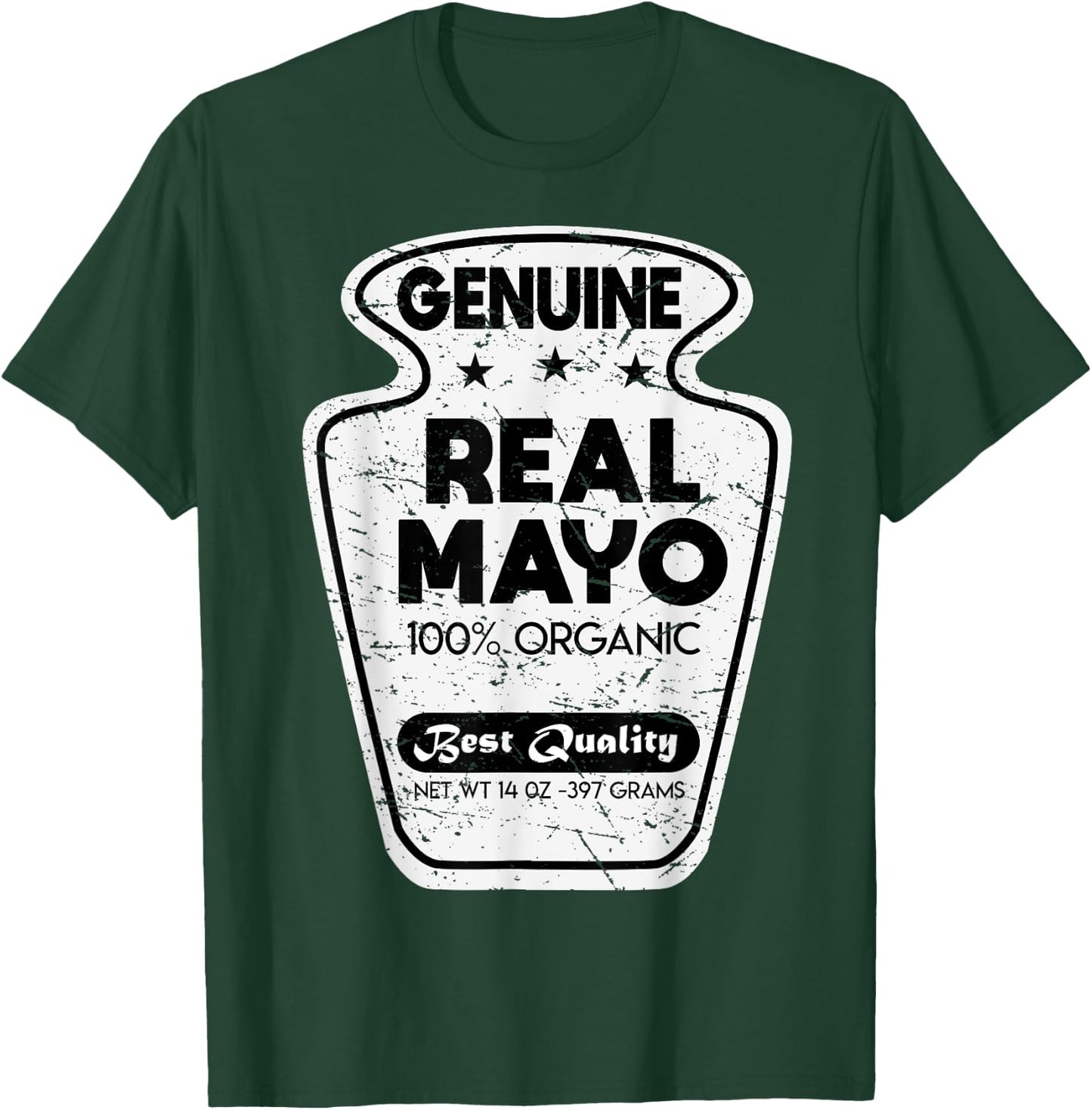 Condiment Mayo Mayonnaise Costume Vintage Halloween Gifts T-Shirt - T-Shirt | Forest