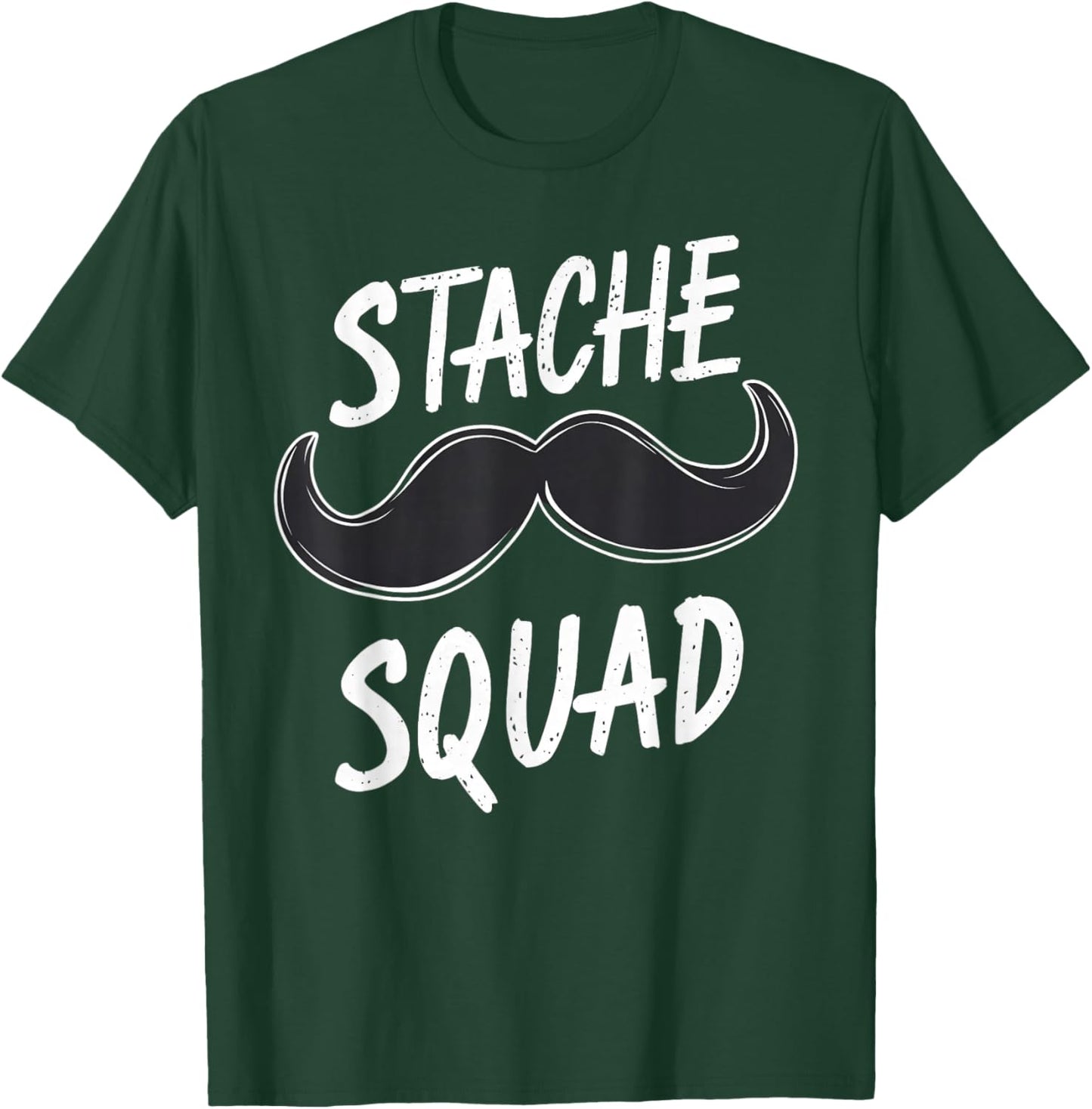 Stache Squad Mustache Group Costume T-Shirt - T-Shirt | Forest