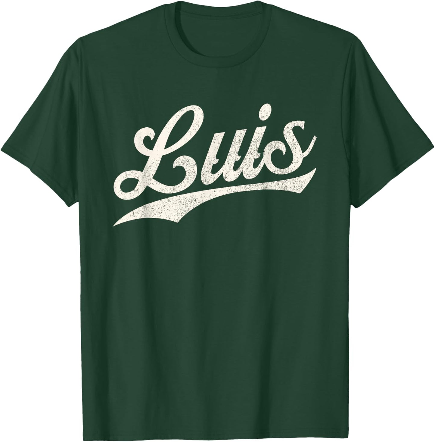 Luis Name, Retro Vintage Luis Given Name T-Shirt - T-Shirt | Forest