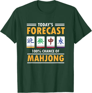 Mah Jong 100% de chances de reussite & Gifts -Adults Black Small Classic Fit Short Sleeve T-Shirt - T-Shirt | Forest
