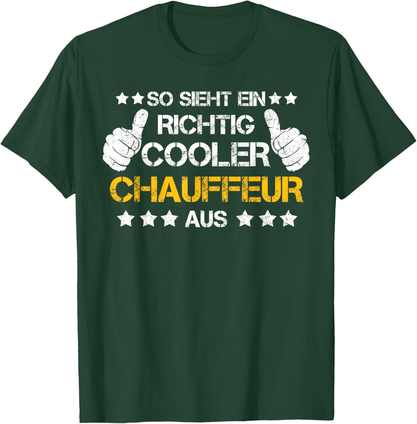 So sieht ein richtig cooler Chauffeur aus! T-Shirt - T-Shirt | Forest