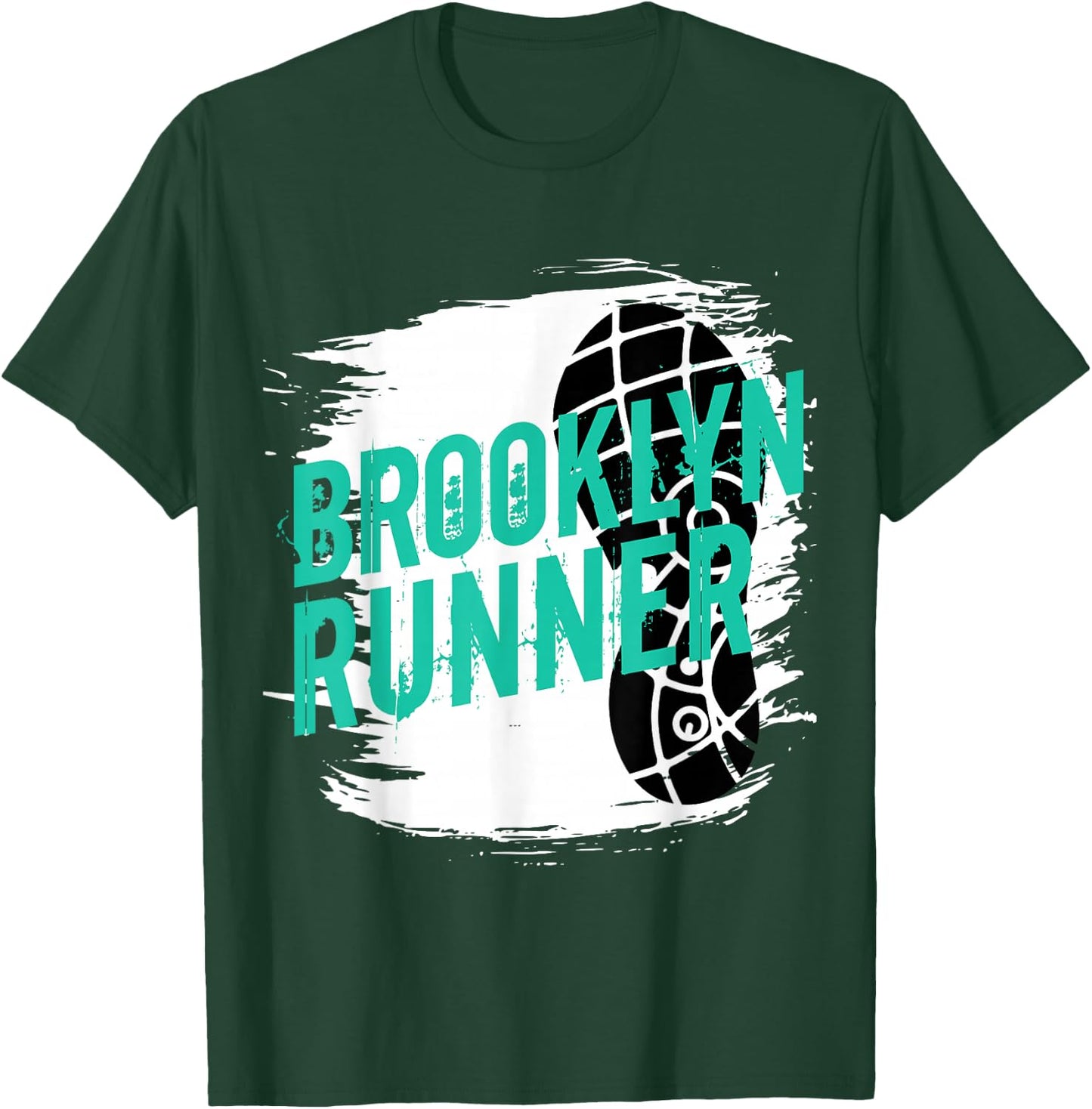 Brooklyn Runner Half Marathon 5k Running Race Gift New York T-Shirt - T-Shirt | Forest