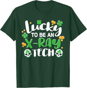Xray Tech Radiology X-Ray Technician X-Ray St Patricks Day T-Shirt - T-Shirt | Forest