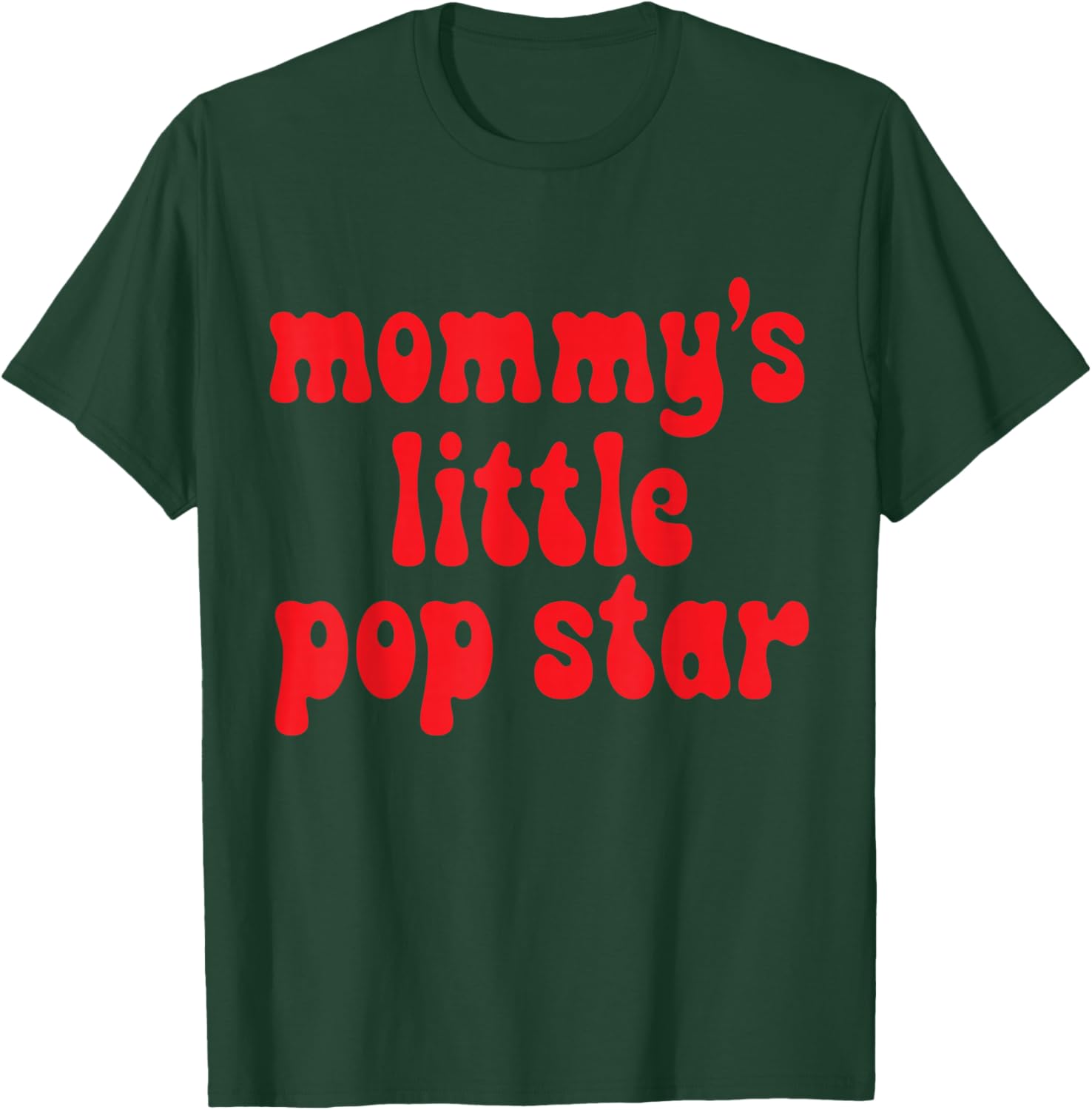 Mommy’s Little Pop Star Kids Performer Music Future Singer T-Shirt - T-Shirt | Forest