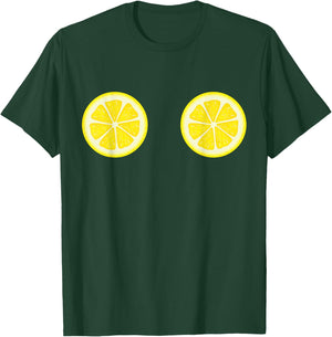 Funny Lemon Boobs - Fruit-Inspired Summer T-Shirt - T-Shirt | Forest