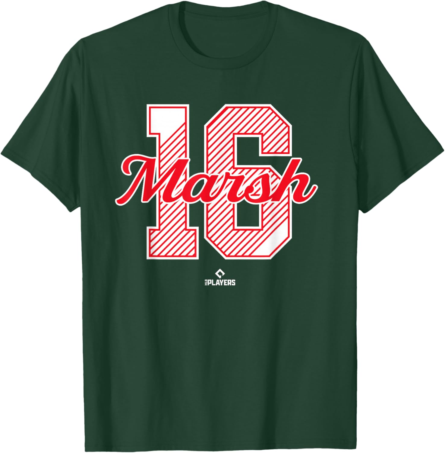 Brandon Marsh 16 Philadelphia MLBPA T-Shirt - T-Shirt | Forest