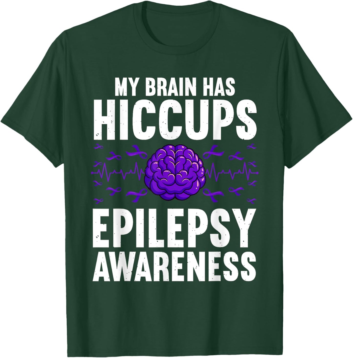 Cool Epilepsy Art Women Seizure Epilepsy Awareness T-Shirt - T-Shirt | Forest