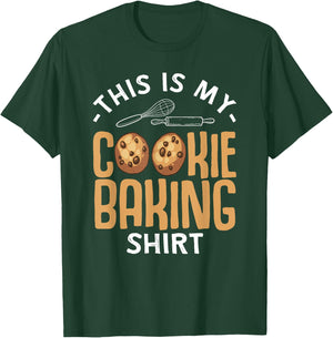 Funny Cookie Baking Gift Snack Dessert Baker Men Women T-Shirt - T-Shirt | Forest