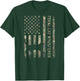 Feral Cat Whisperer Dad Camo USA Flag DESIGN ON BACK Women Kids T-Shirt - T-Shirt | Forest
