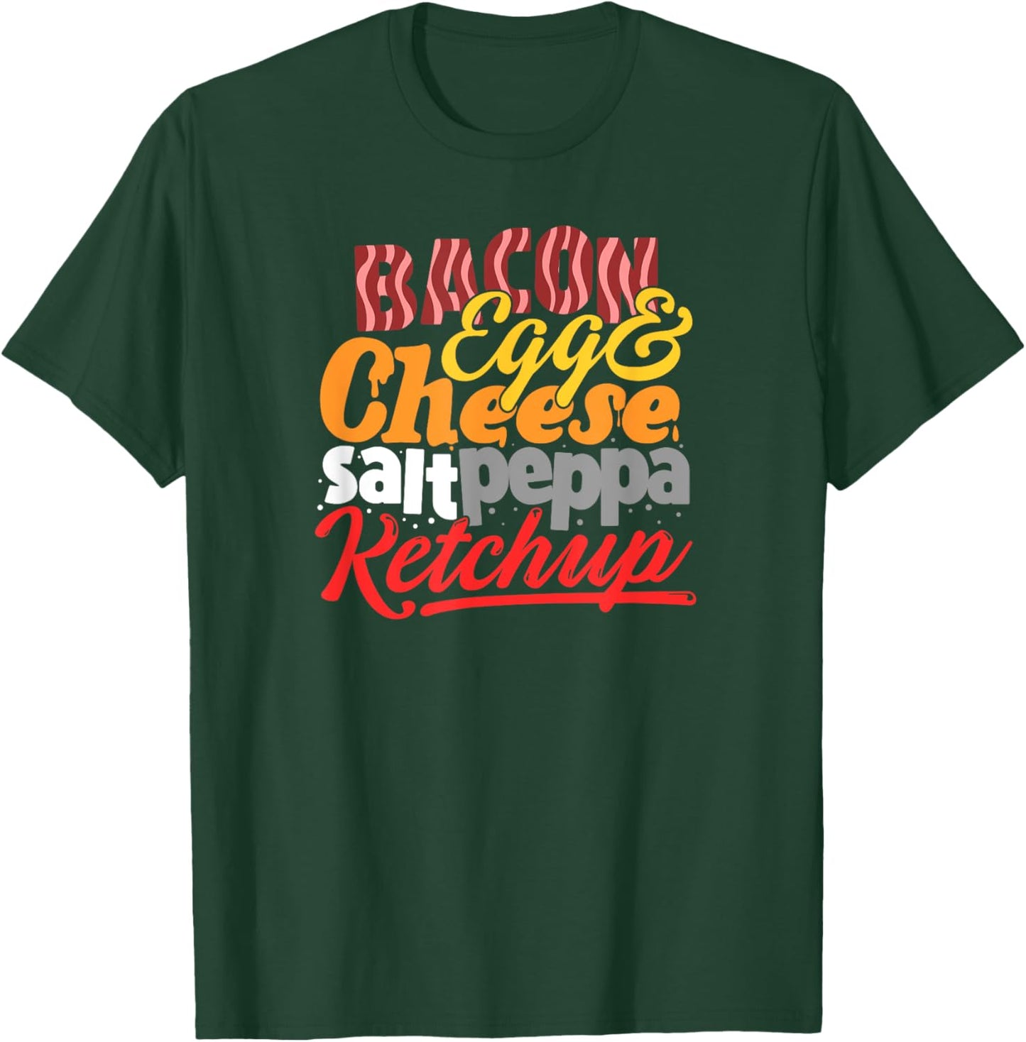 New York Breakfast Sandwich BECSPK Bacon Egg & Cheese Foodie T-Shirt - T-Shirt | Forest