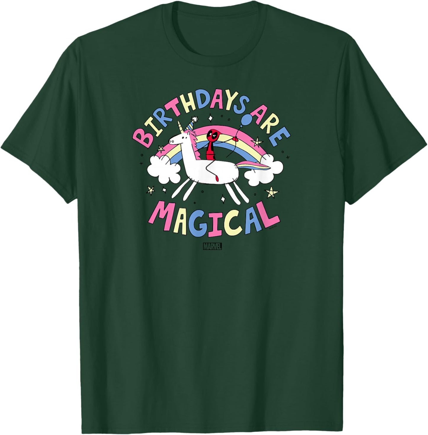 Deadpool - Birthdays are Magical T-Shirt - T-Shirt | Forest
