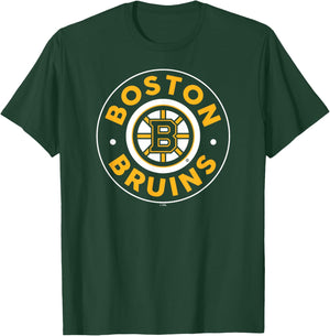 Boston Bruins Symbol Black Officially Licensed T-Shirt - T-Shirt | Forest