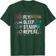 Passport Stamps Design for a Passport Stamp Collector T-Shirt - T-Shirt | Forest