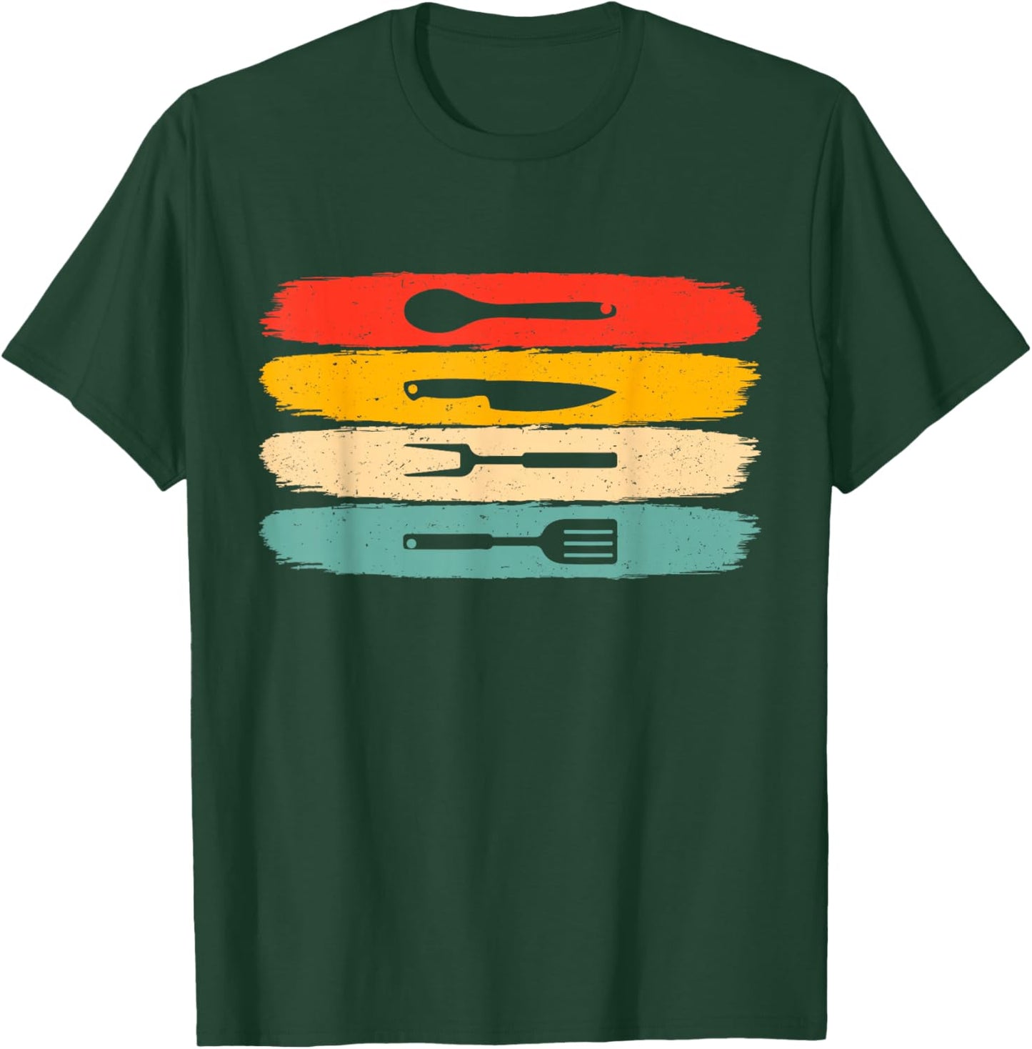 Vintage Cook Cooking Design For Chef Men Women T-Shirt - T-Shirt | Forest