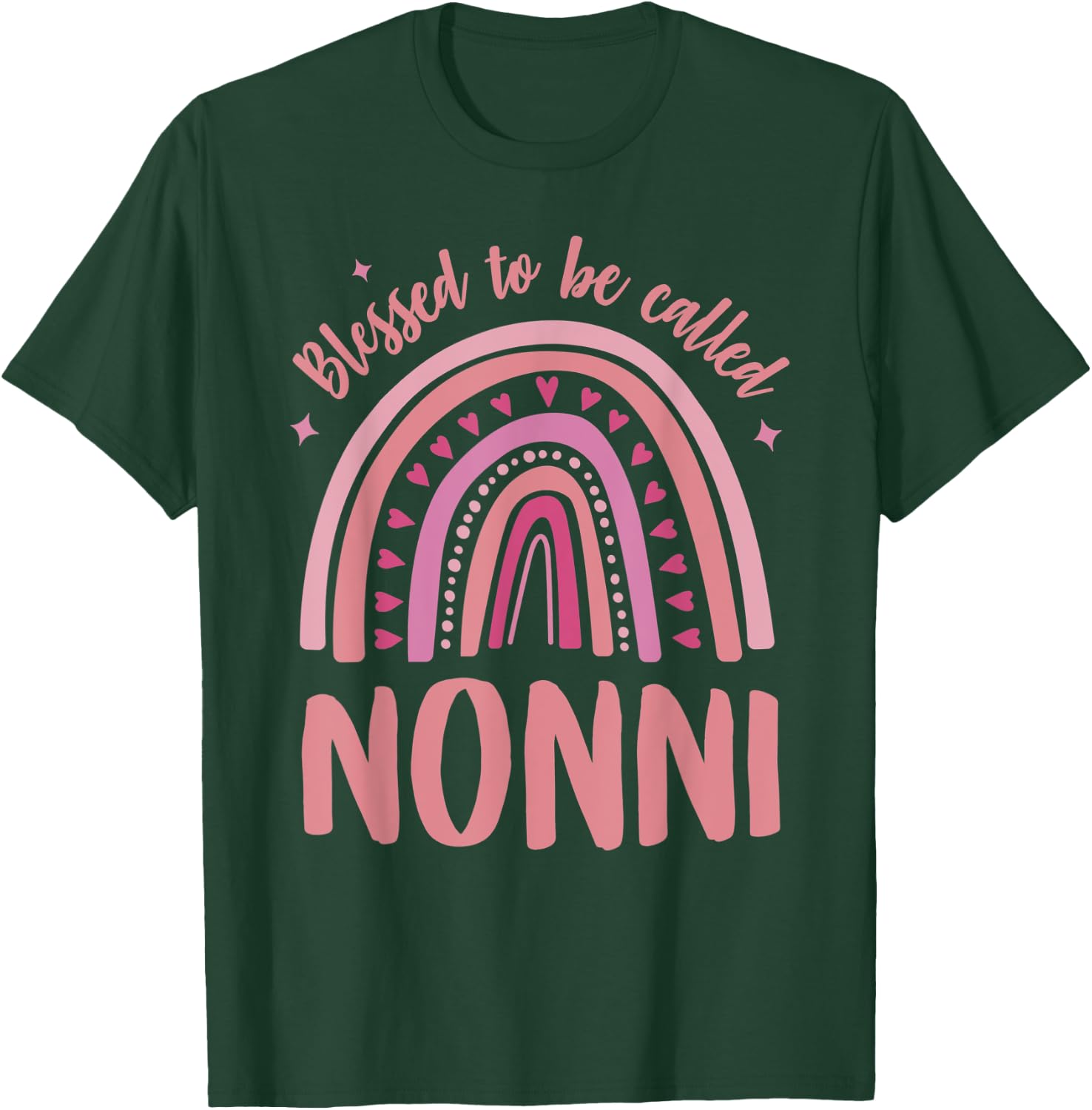 Blessed to be called Nonni idea Mothers Day Nonni T-Shirt - T-Shirt | Forest