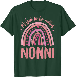 Blessed to be called Nonni idea Mothers Day Nonni T-Shirt - T-Shirt | Forest