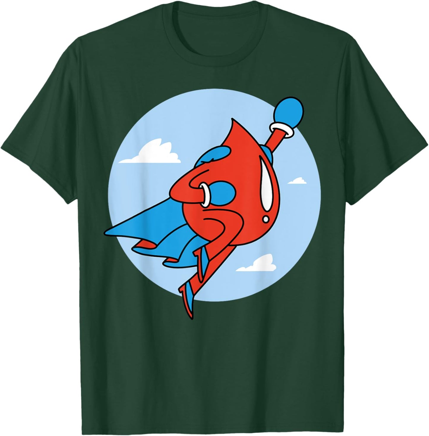 Superhero Blood Drop T-Shirt - T-Shirt | Forest
