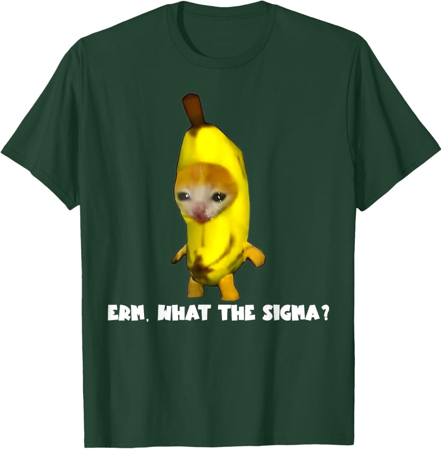 Sigma Banana Cat Costume Cat Meme Funny Memes Internet Memes Men Women T-Shirt - T-Shirt | Forest