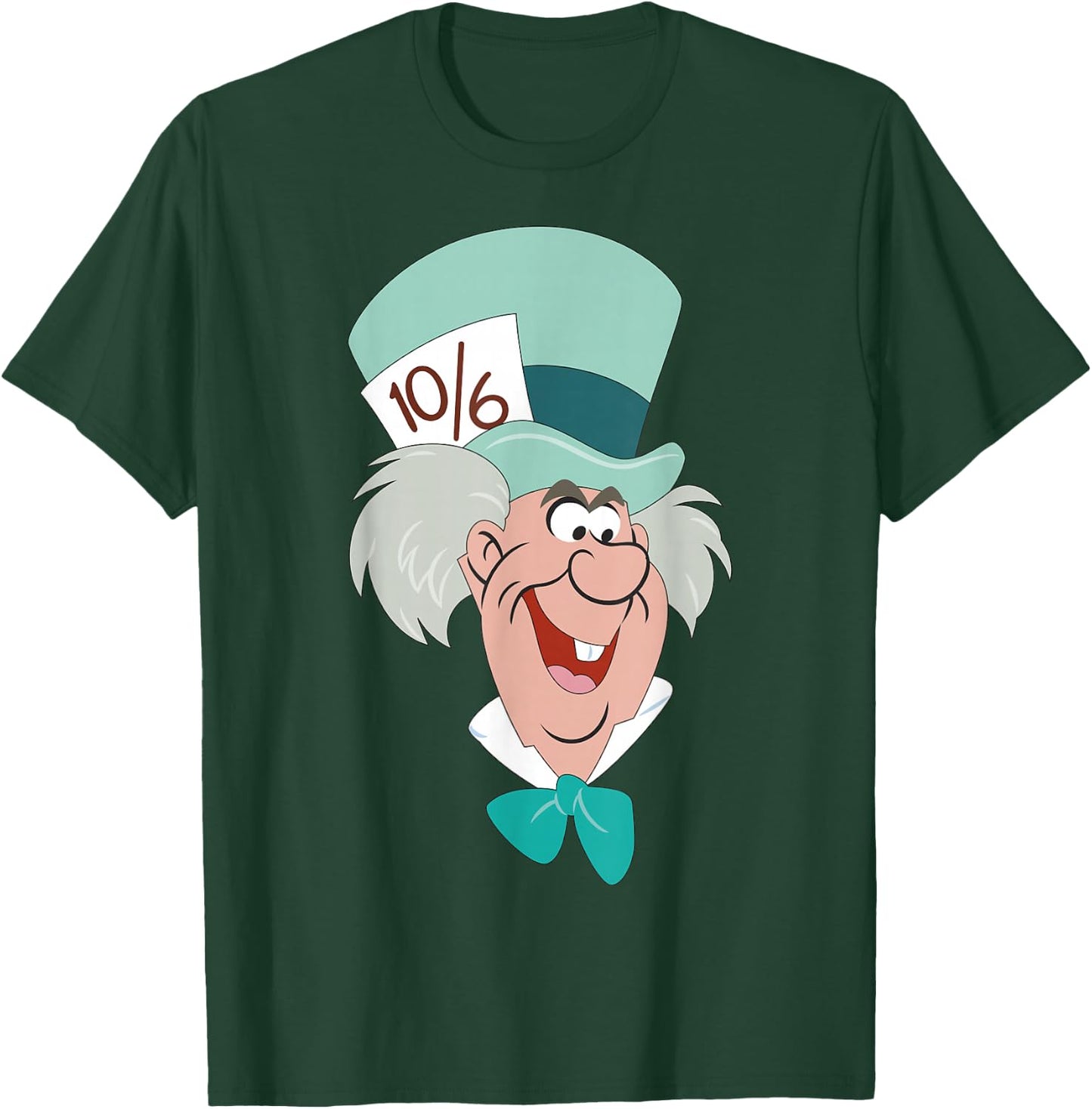 Disney Alice in Wonderland Mad Hatter Big Face T-Shirt - T-Shirt | Forest