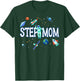 Step Mom Astronaut Space Family Matching Birthday Party T-Shirt - T-Shirt | Forest