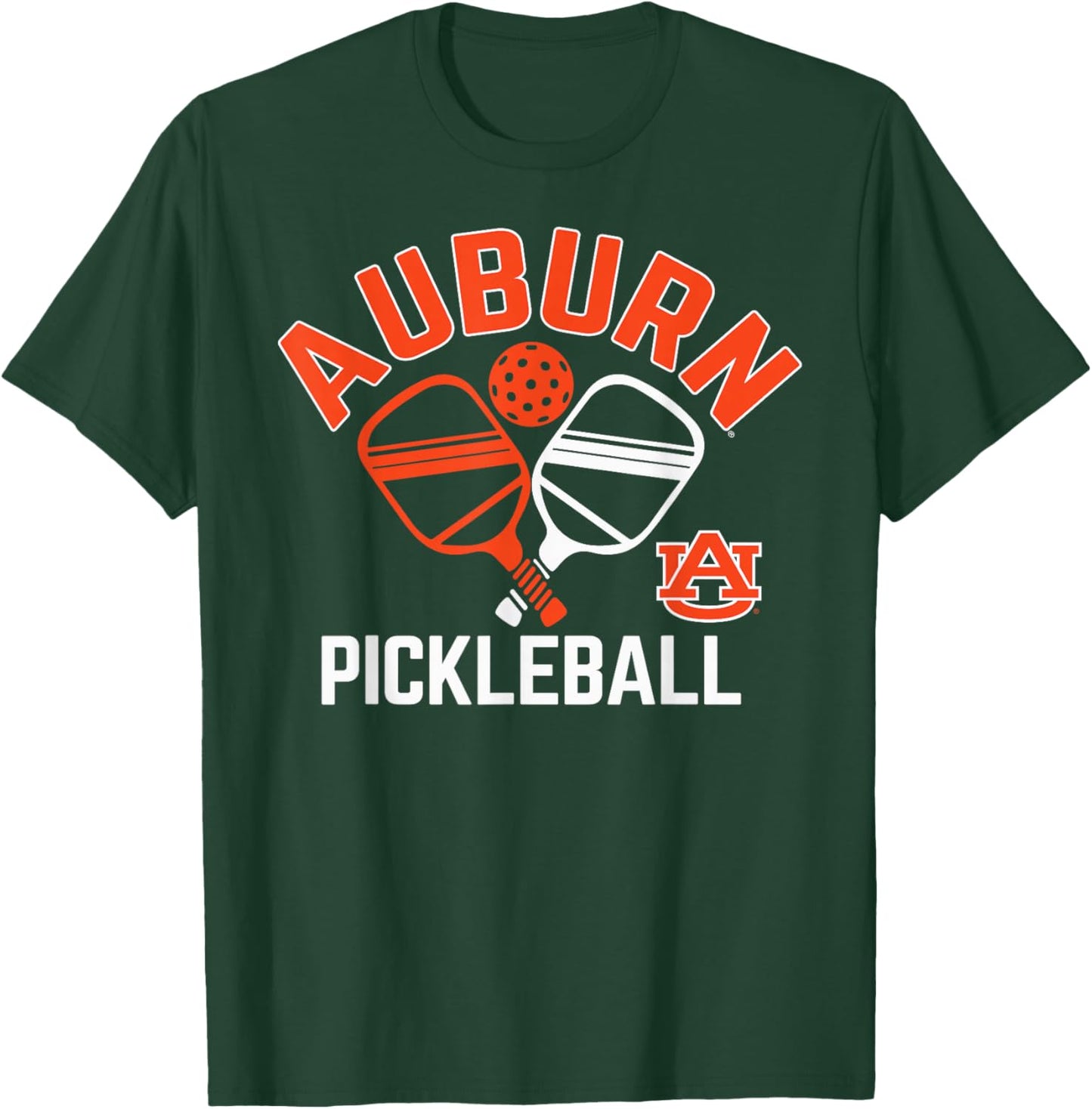 Auburn Tigers Pickleball Navy Officially Licensed T-Shirt - T-Shirt | Forest