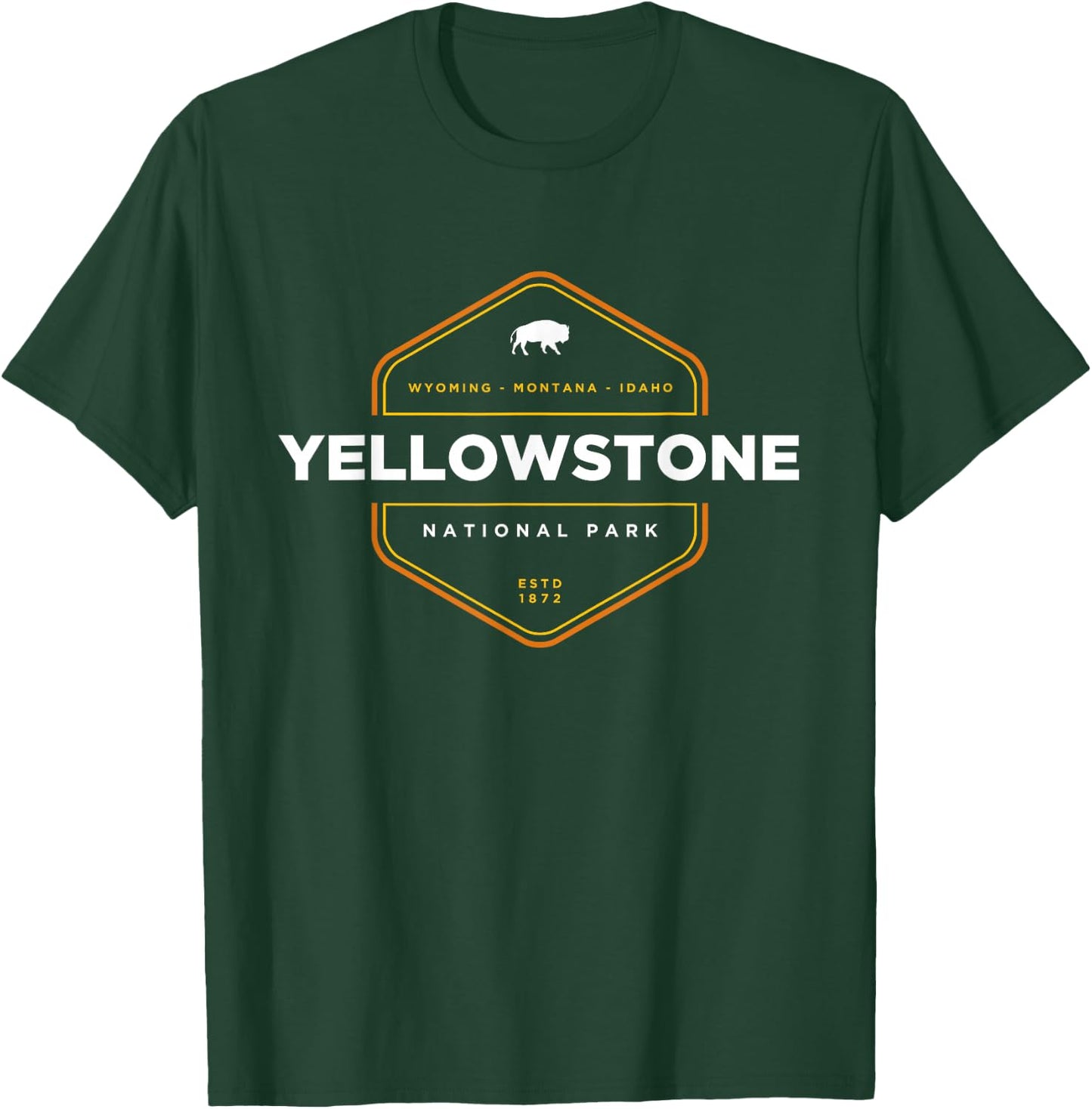 Yellowstone National Park Graphic T-Shirt - T-Shirt | Forest