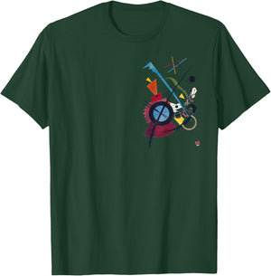 Crazy Colorful Abstract Uplifting Aesthetic Joy Kandinsky T-Shirt - T-Shirt | Forest