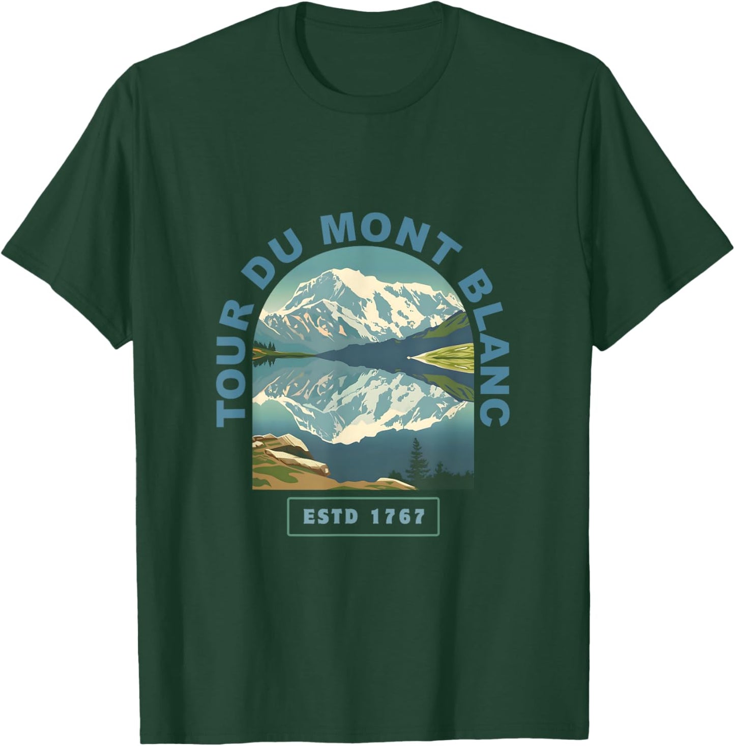 Tour du Mont Blanc T-Shirt - T-Shirt | Forest
