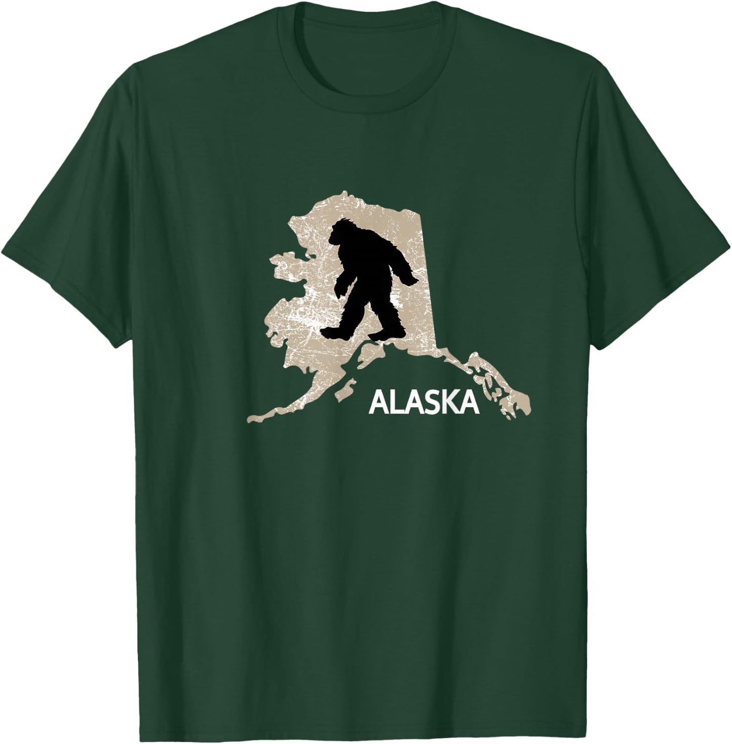 Funny Bigfoot I Believe Loves Alaska AK Sasquatch T-Shirt - T-Shirt | Forest