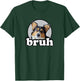 Funny Men Kids Bro Bruh Black Tricolor Corgi Lover T-Shirt - T-Shirt | Forest