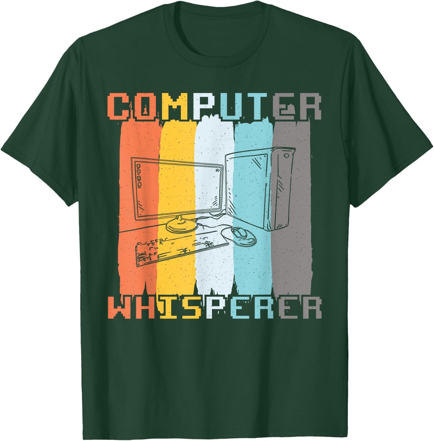 Computer Whisperer Coding Funny Technology Nerd T-Shirt - T-Shirt | Forest