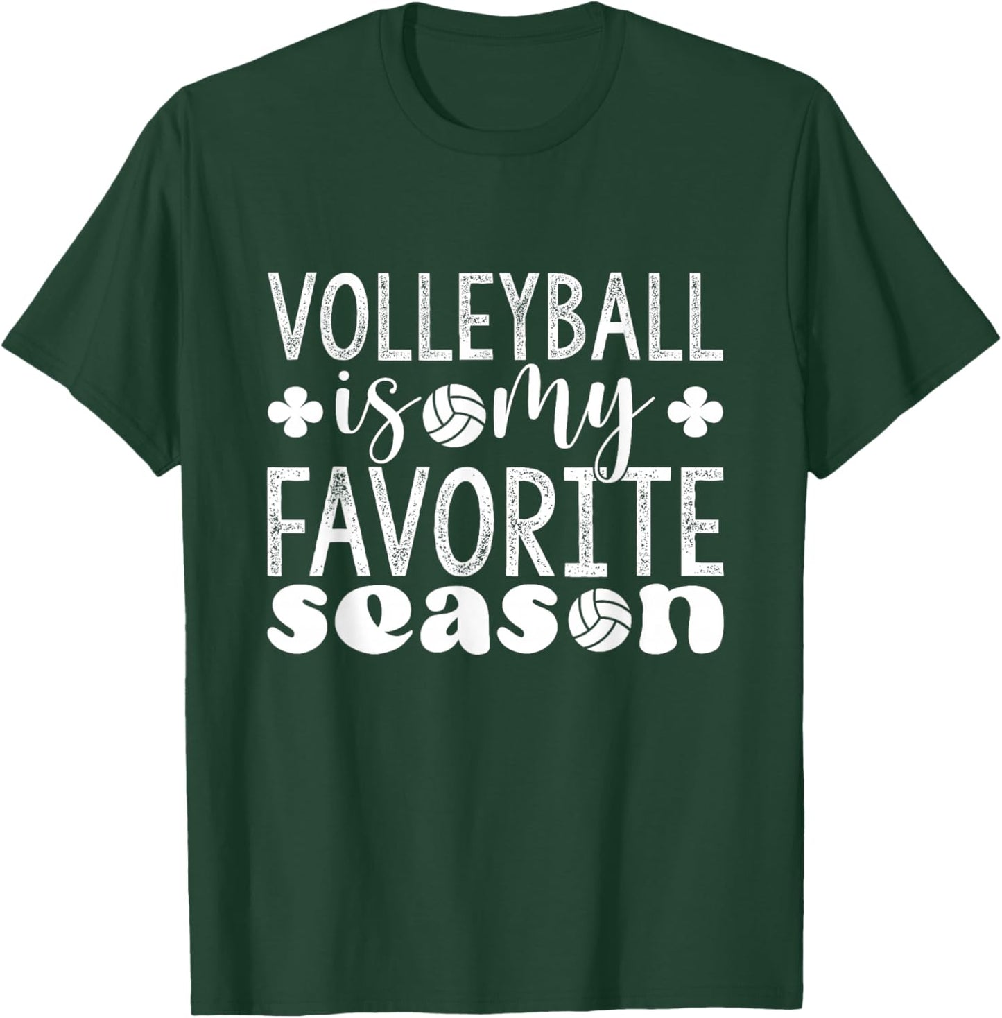Volleyball Player Funny Volleyball Lover Volleyball Fans T-Shirt - T-Shirt | Forest