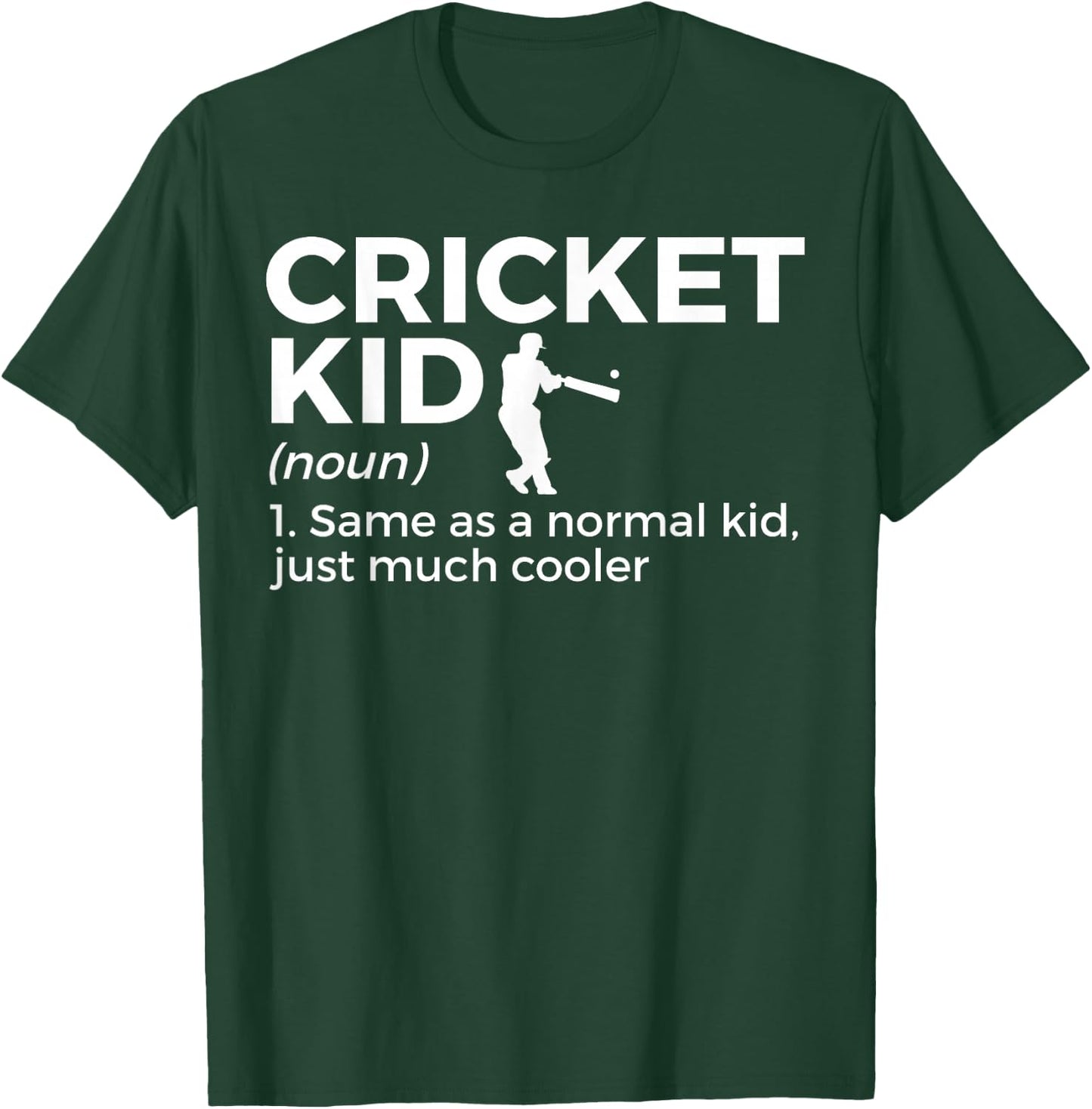Funny Cricket Kid Definition T-Shirt - T-Shirt | Forest