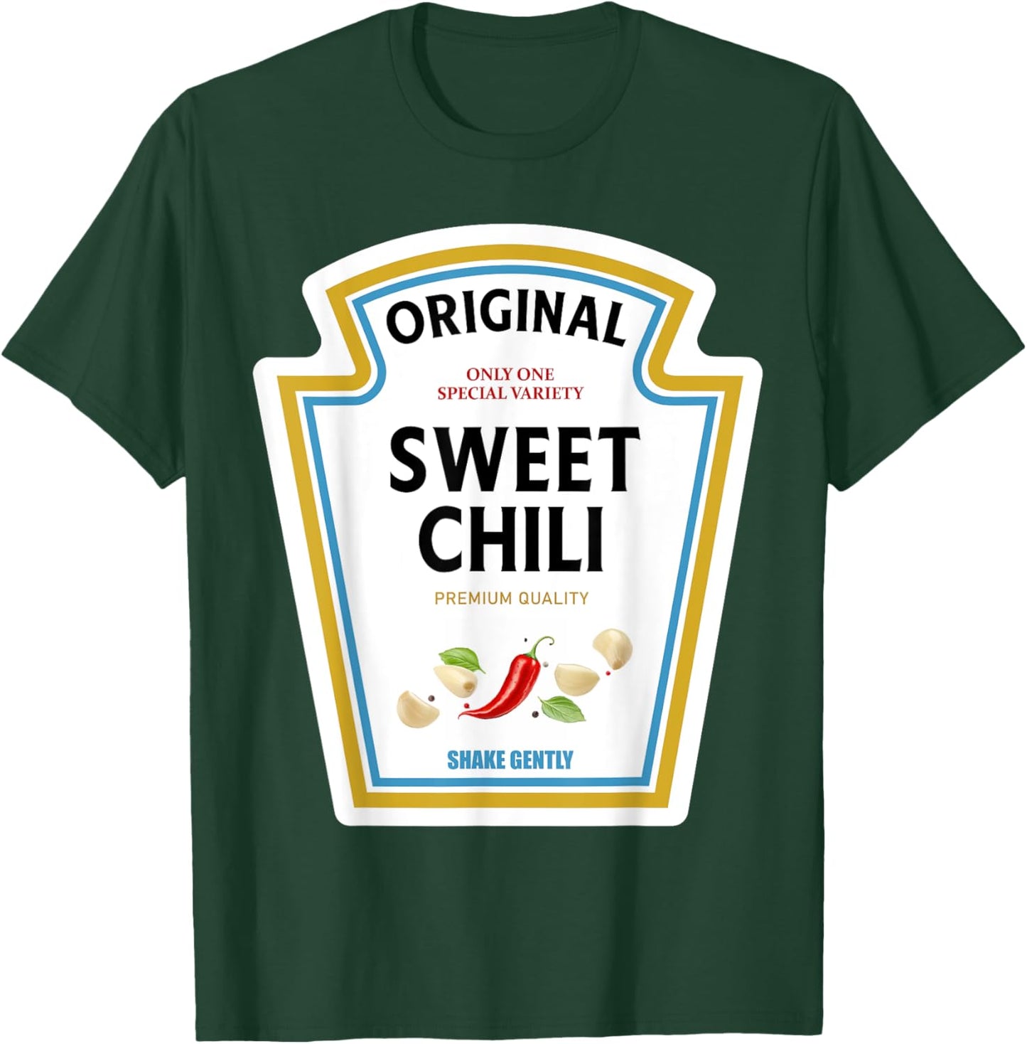 Sweet Chili Halloween 2024 Costume Family Matching Ketchup T-Shirt - T-Shirt | Forest