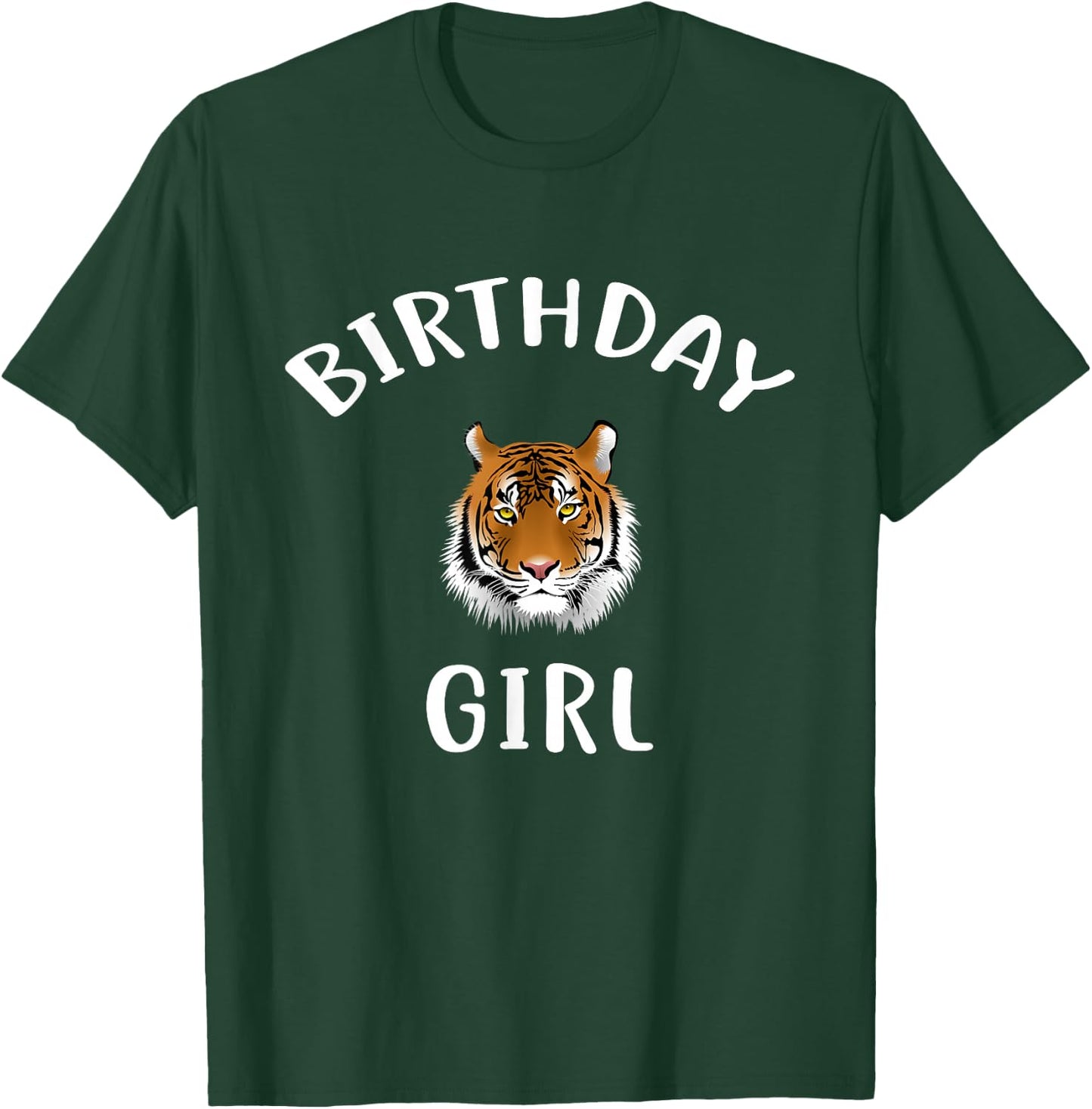 Birthday Girl TIGER TIGER Shirt for Birthday T-Shirt - T-Shirt | Forest